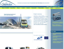 Tablet Screenshot of citymobil-project.eu